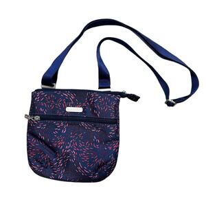 Baggallini RFID Crossbody Bag Firework Abstract Small Adjustable Lightweight